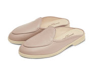 Stride Mule Loafers in Marron Glace Deerskin Natural Sole