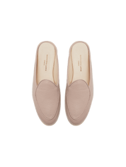 Stride Mule Loafers in Marron Glace Deerskin Natural Sole