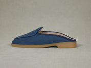 Stride Mule Loafers in Bleu Celadon Merlinen