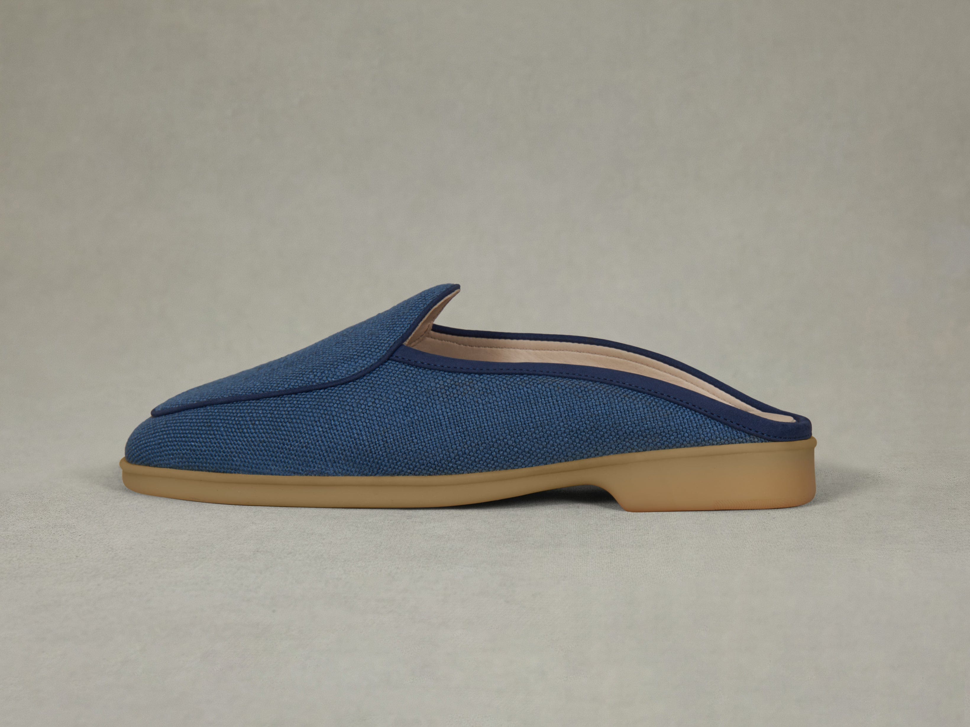 Stride Mule Loafers in Bleu Celadon Merlinen