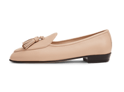 Sagan Tassel Loafers in Albatre Nappa