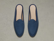 Stride Mule Loafers in Bleu Celadon Merlinen