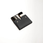 Black Croco Medium Pouch