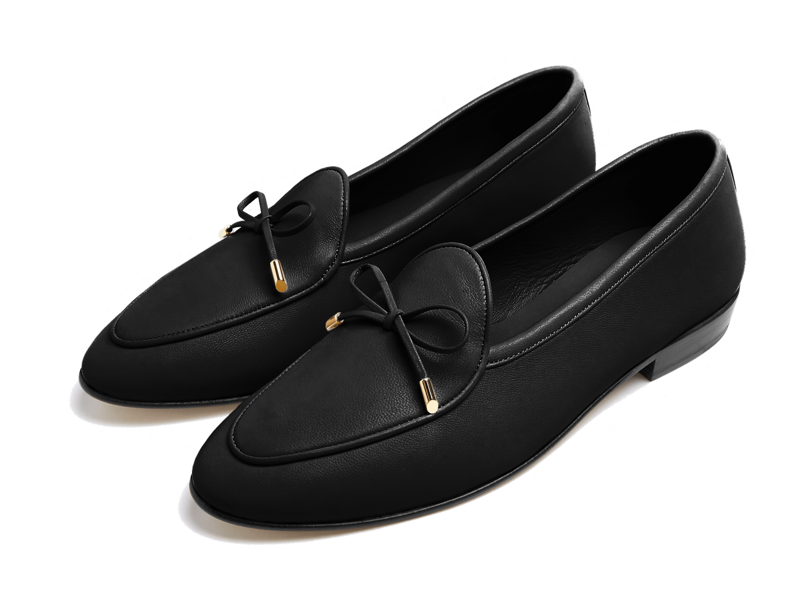 Womens Loafers in Black Nappa