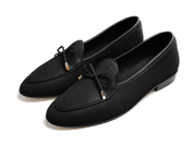 Womens Loafers in Black Nappa