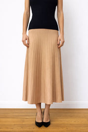 Casasola maxi knitted ribbed sample skirt uk6-8