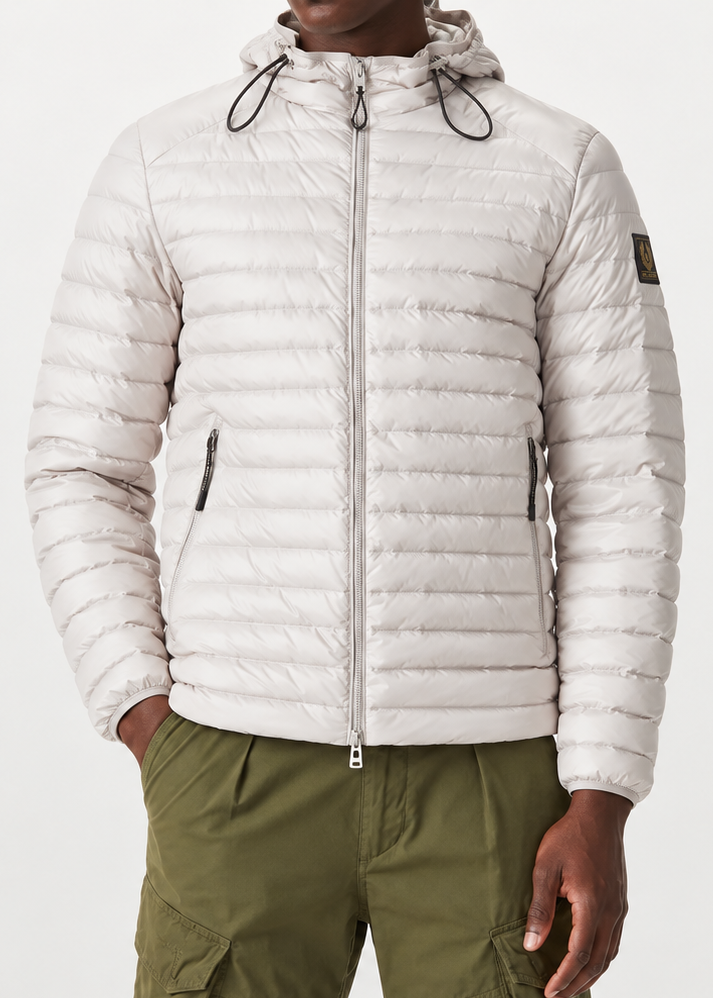 Belstaff Mens Airspeed Jacket - Moonbeam Size M