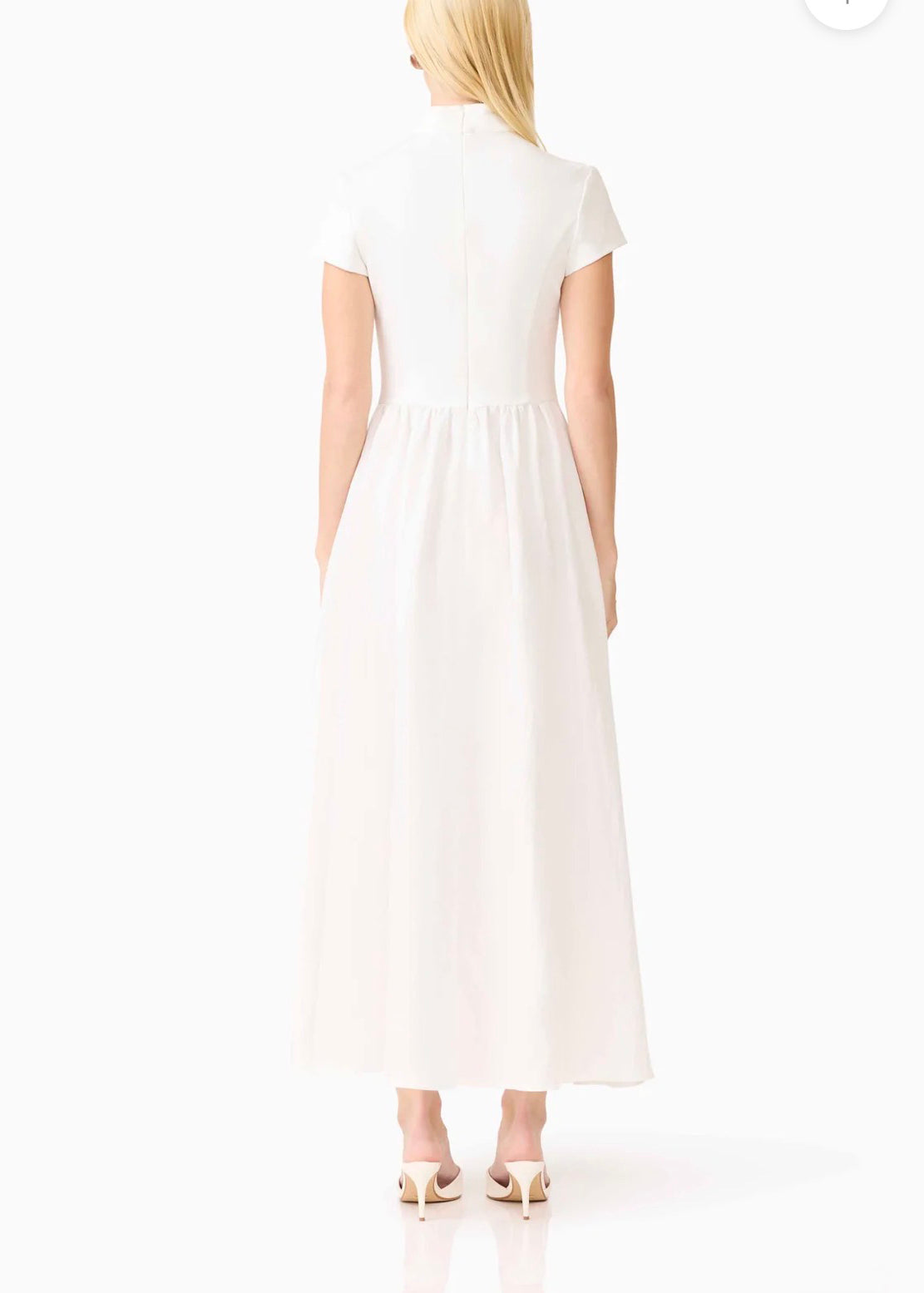 Elliatt CURAAE Amaris Midi Dress - White Size S