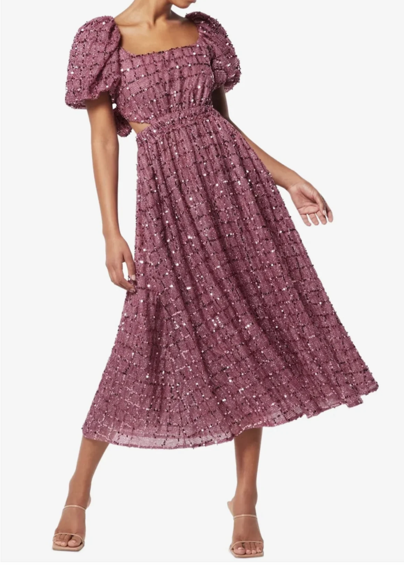 Elliatt Aubree Dress - Plum Size M