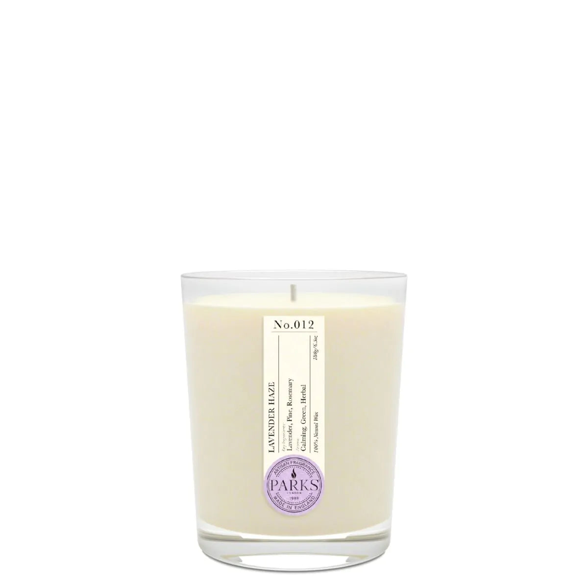 LAVENDER HAZE 1 WICK SCENTED CANDLE 180G