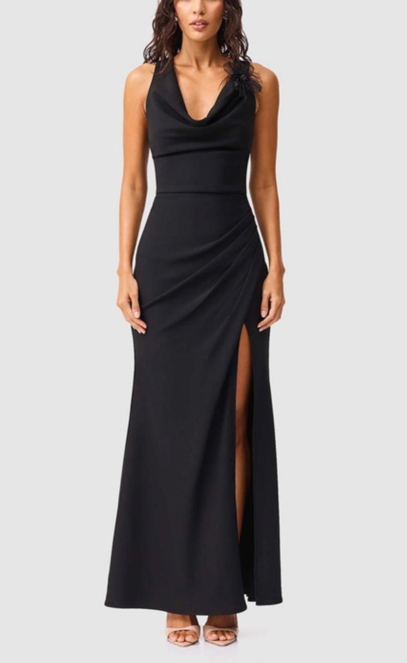 Elliatt Euphoria Gown - Black Size S/UK8