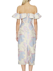 Elliatt Marlene Strapless Midi Dress - Multi Colour Size S/UK8