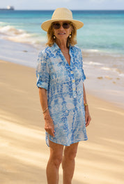 Blue Pebbles Beach Shirt