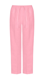 Aurelia Trouser Bubblegum Heavy Linen