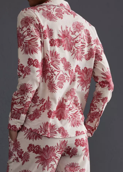 Desmond & Dempsey - CACTUS FLOWER Shirt- Size S