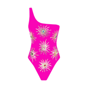 Oceanus Callie One Shoulder Pink