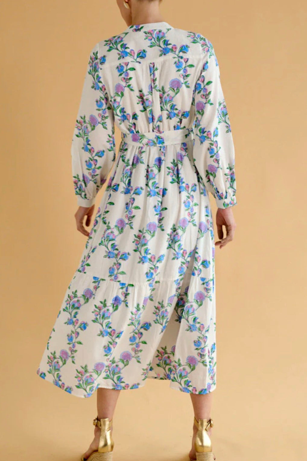 CLEO Dress - Lilac Trellis