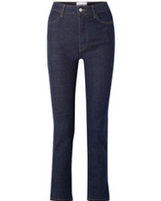 Casasola High Rise Cropped Straight Leg Jeans
