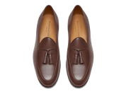 Sagan Grand Tassels in Dark Oak Calf (4682644062285)