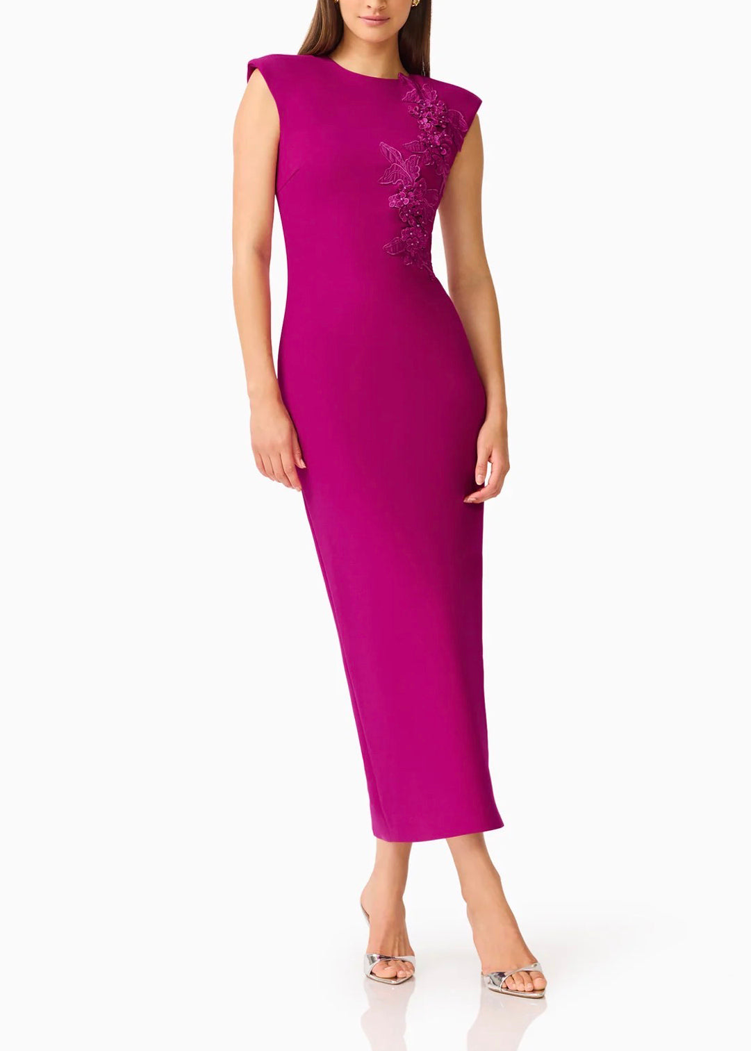 Elliatt Dahlira Column Maxi Dress - Orchid Pink Size S
