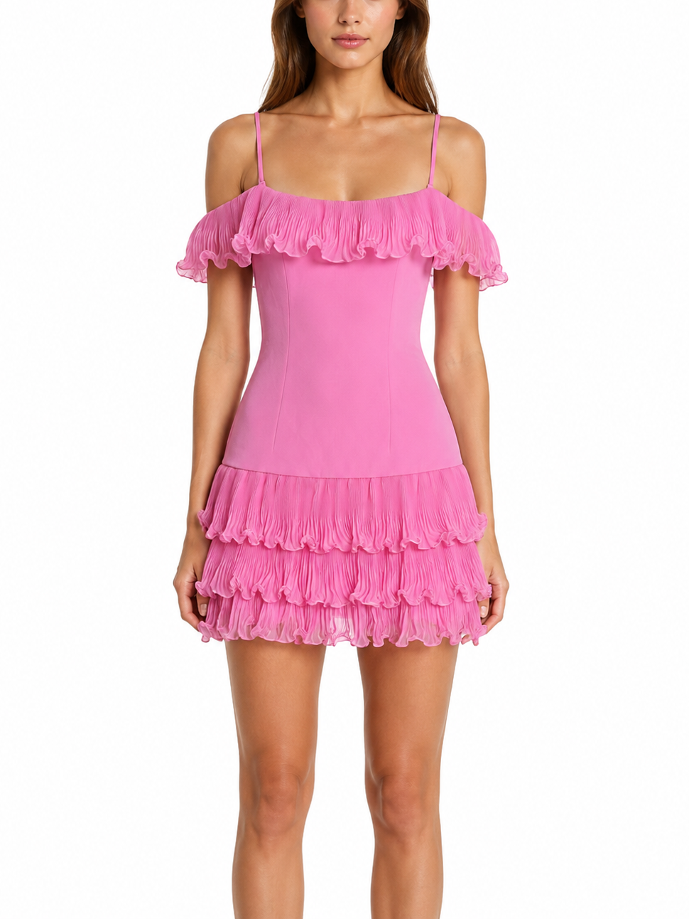 Elliatt CURAAE Danika Mini Dress - Pink Size S/UK8