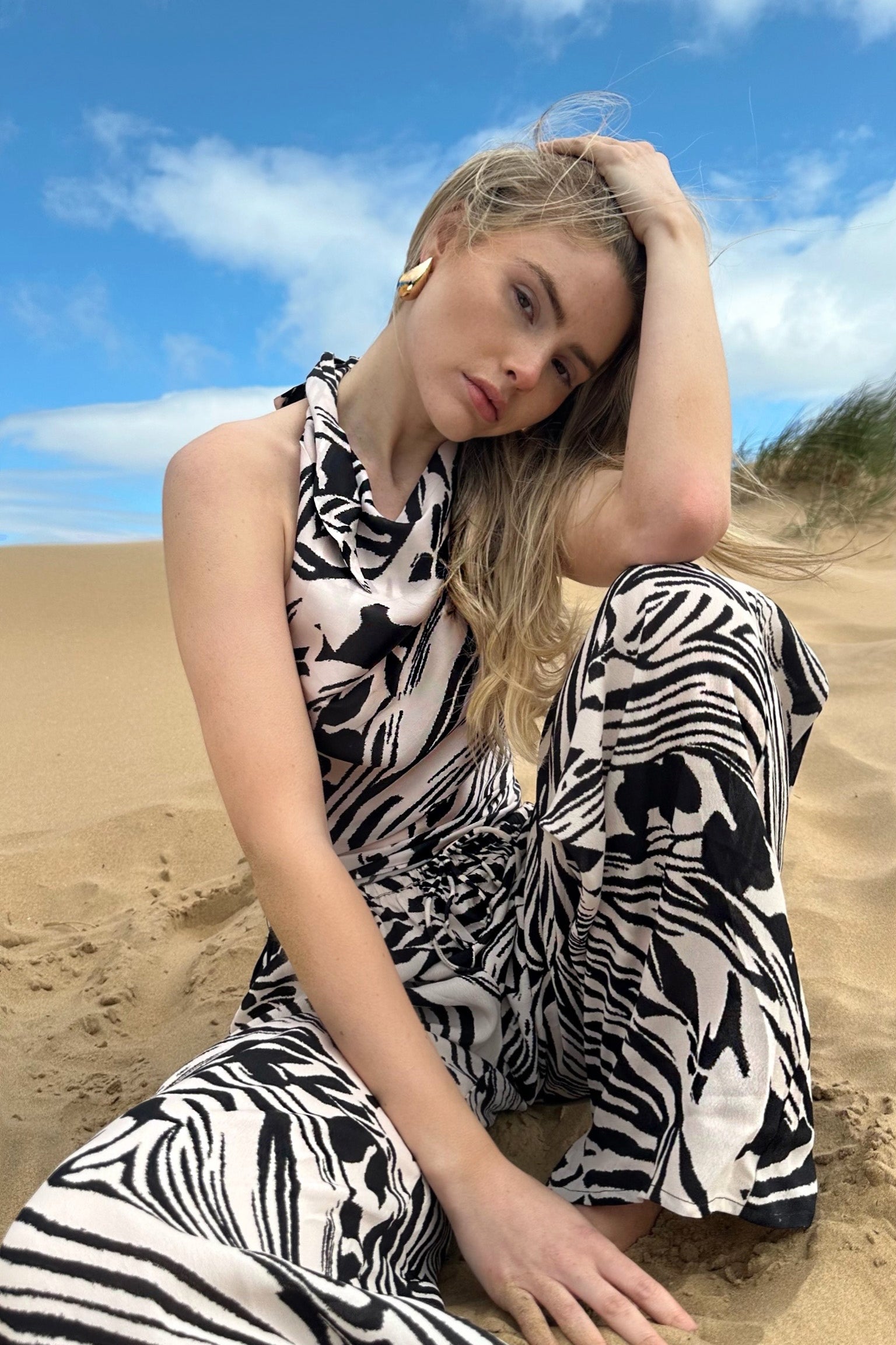 day6-womens-cowl-neck-blouse-abstract-zebra-print-002.jpg