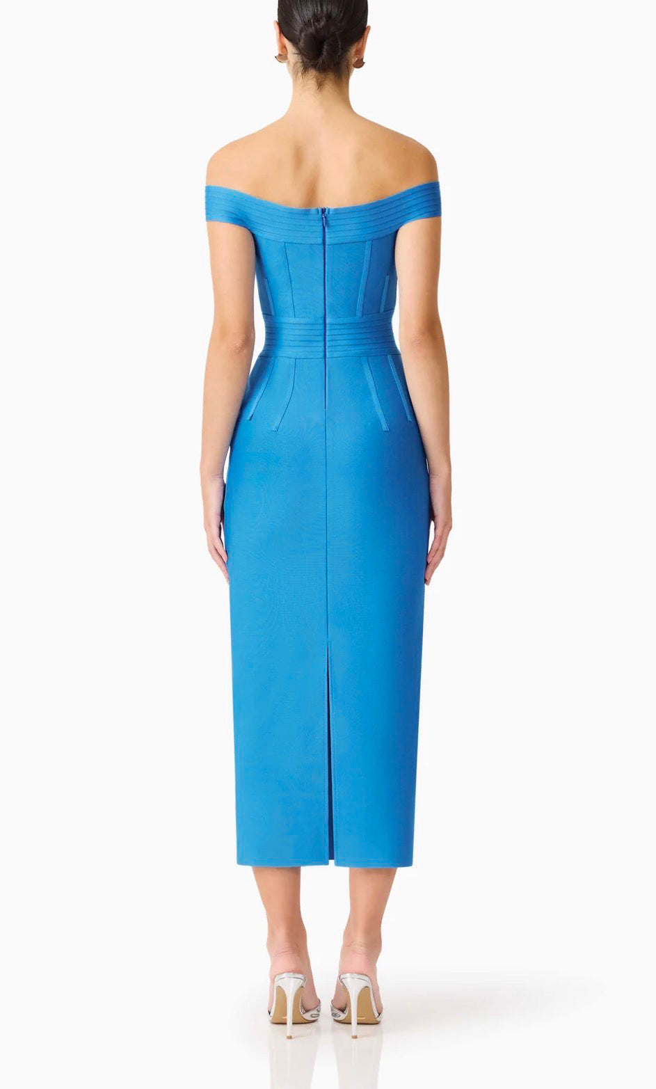 Elliatt Elena Strapless Gown - Blue Size S/UK8