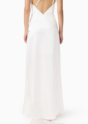 Elliatt Erielle Asymmetrical Gown - White Size S