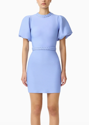 Elliatt Floriana Puff Sleeve - Cornflower Blue Size S