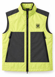 Belstaff Ratio Gilet - Mens Lime Yellow - Size M