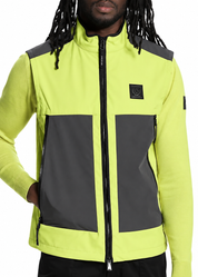 Belstaff Ratio Gilet - Mens Lime Yellow - Size M