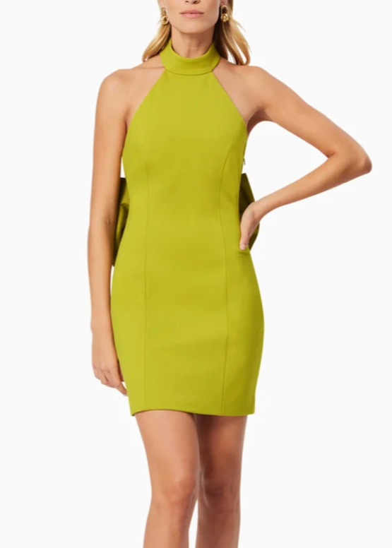 Elliatt Eden Cocktail Dress - Chartreuse Size M