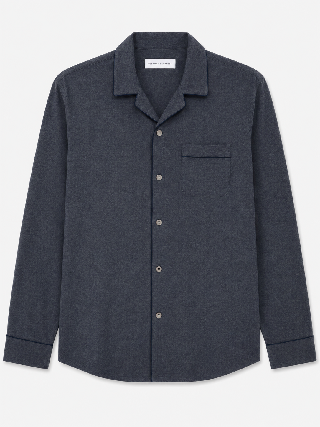 Desmond & Dempsey - Brushed Cotton Men's Pyjama Shirt