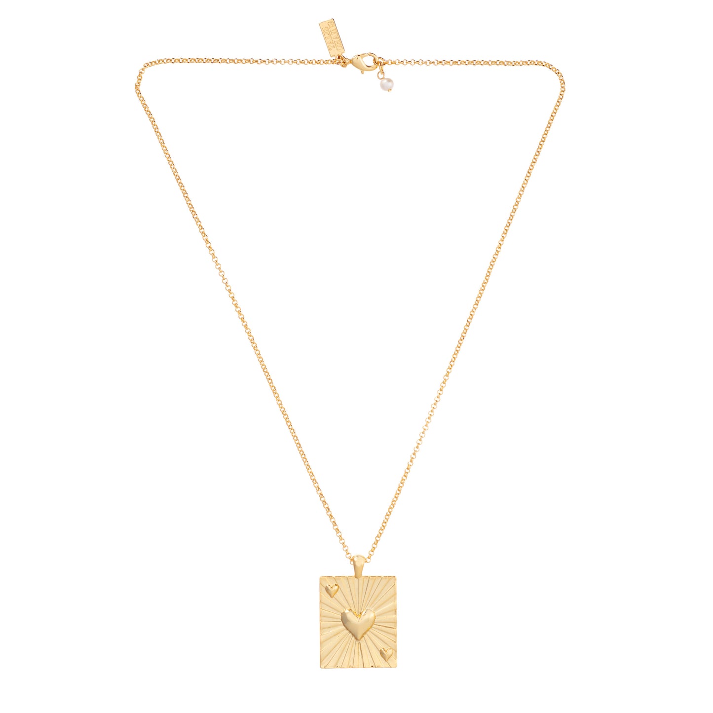 TALIS CHAINS - Heart On My Sleeve Pendant Necklace - Gold