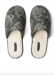Desmond & Dempsey - JAG Green Men's Slippers - Size 42