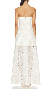 Elliatt Kira Gown - Ivory & Gold Size S/UK8