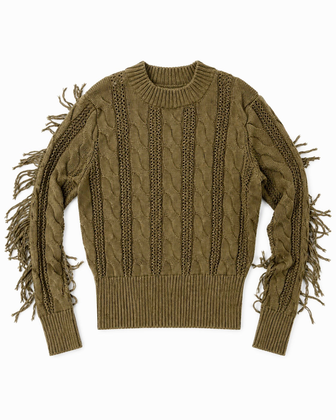 WISPR by BRODIE Hazel Fringe Jumper - Size M
