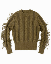 WISPR by BRODIE Hazel Fringe Jumper - Size M