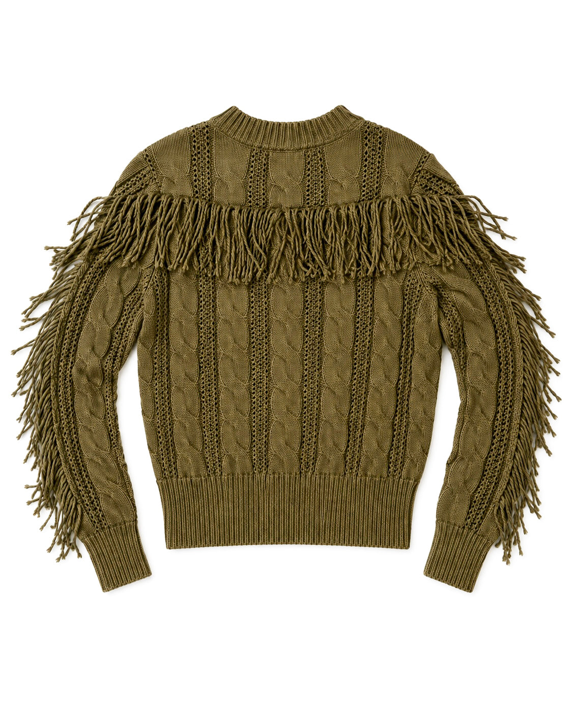 WISPR by BRODIE Hazel Fringe Jumper - Size M