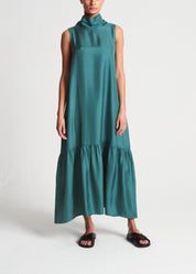 Oslo Dress Lake Blue Silk Twill