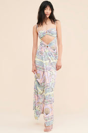 Oceanus x Antropology Dress Seashell