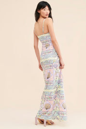 Oceanus x Antropology Dress Seashell