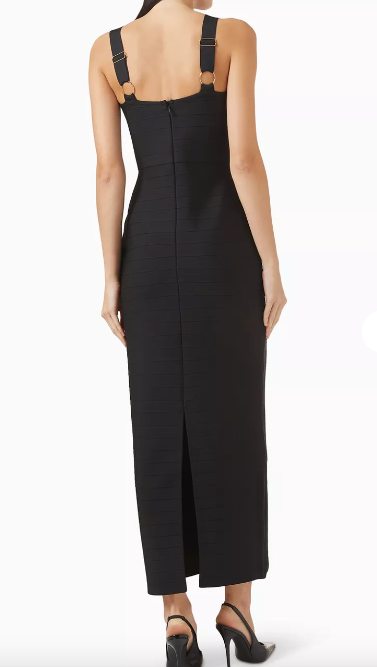 Elliatt Jesselle Maxi Dress  - Black Size S/UK8