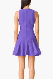 Elliatt Marla V-Neck Mini Dress - Purple Size S/UK8