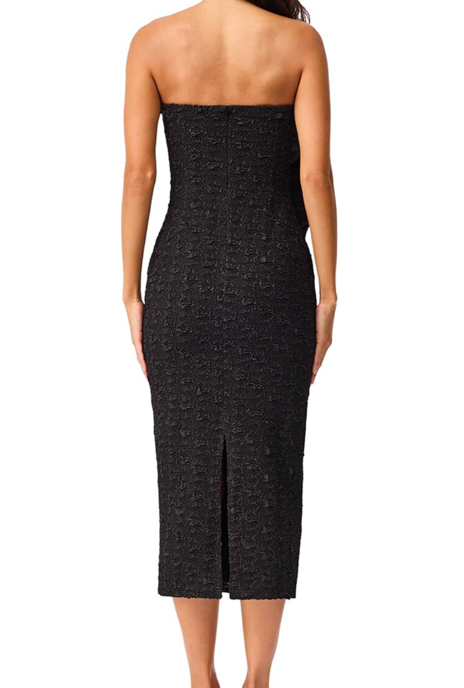 Elliatt Paloma Midi Dress - Black Size S/UK8
