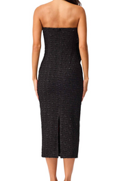 Elliatt Paloma Midi Dress - Black Size S/UK8
