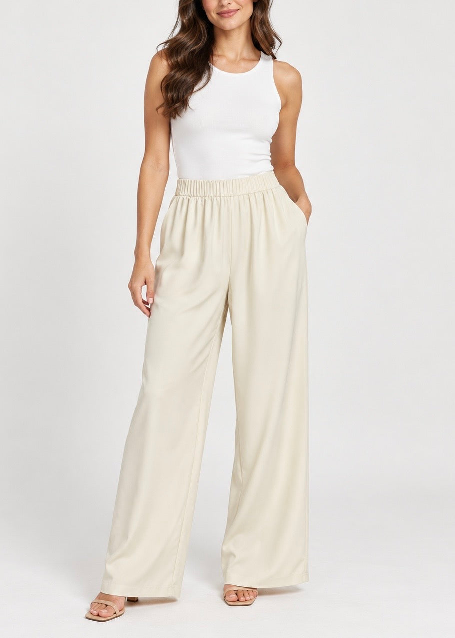 Elliatt CURAAE Angelique Pants - Off White Size S