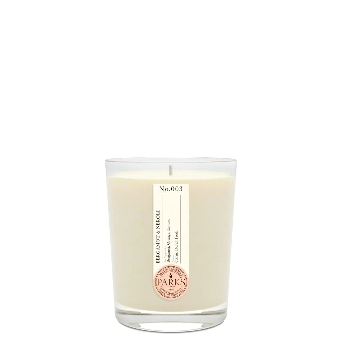 BERGAMOT & NEROLI CANDLE 180G
