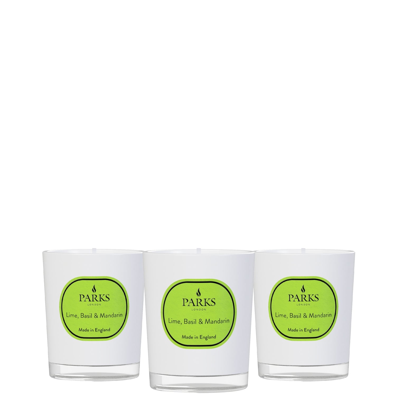 LIME, BASIL & MANDARIN 3 CANDLE SET