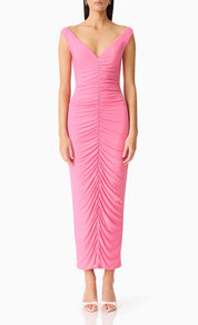 Elliatt CURAAE Ordelia Maxi Dress - Pink Size S/UK8